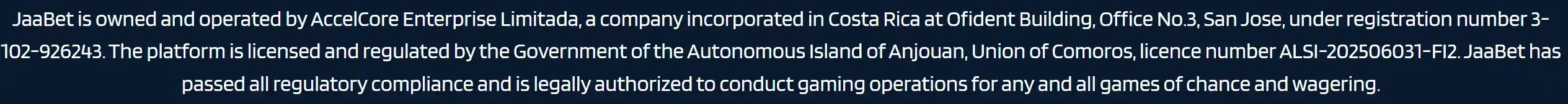 Sicherheitsstandards und Lizenzierung bei JaaBet