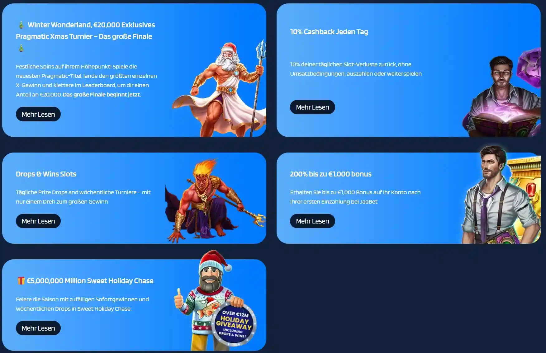 Bonuses & Promotions bei JaaBet